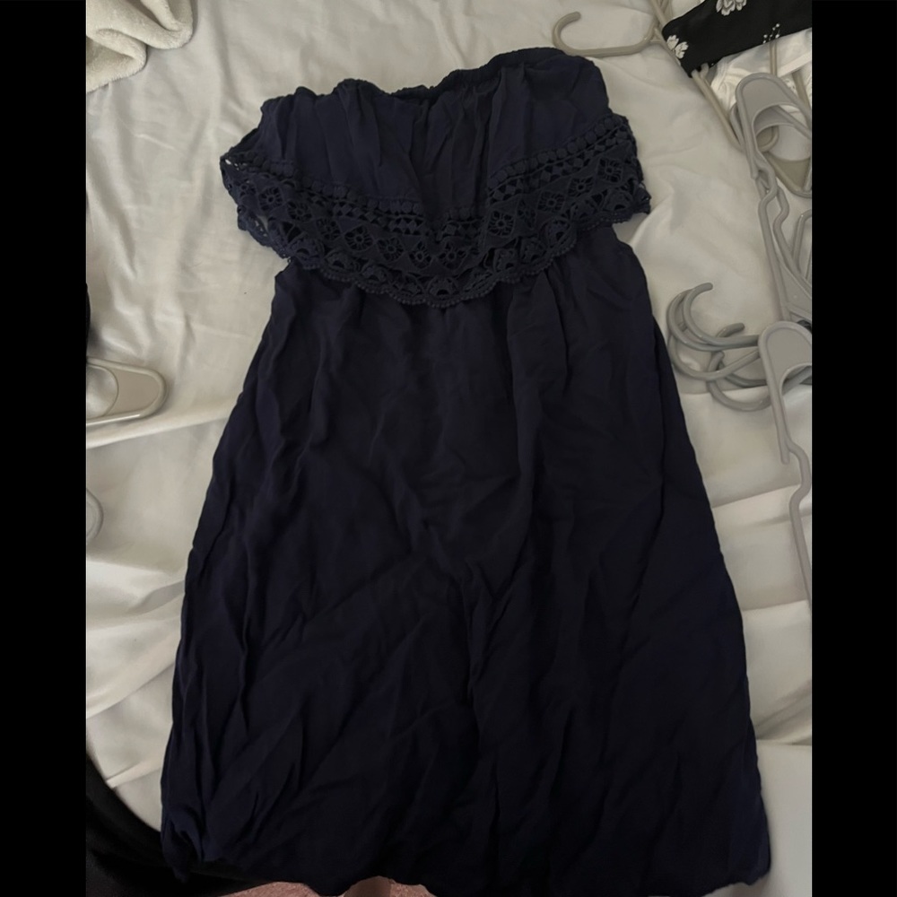 Navy blue dress